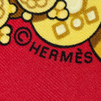 Hermès - Carré - Rouge/Or/Bleu