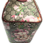 Bolso de hombro, bolso Boston pequeño, lona revestida Supreme rosa Blooms