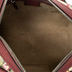 Bolso de hombro, bolso Boston pequeño, lona revestida Supreme rosa Blooms