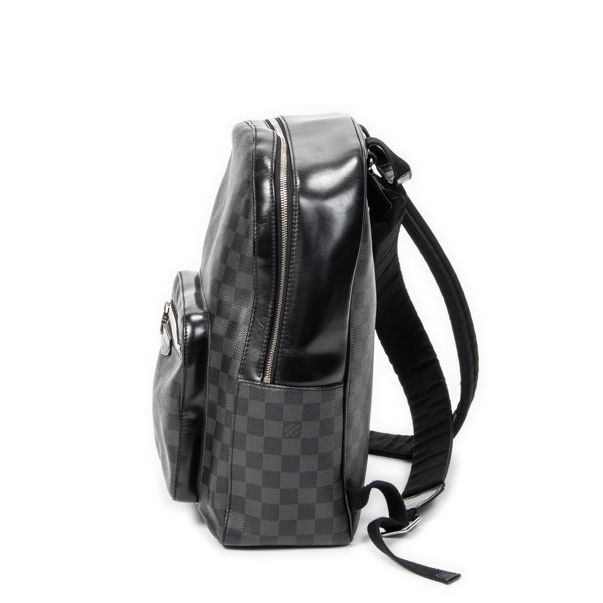Mochila Josh Mochila Damier Graphite negra