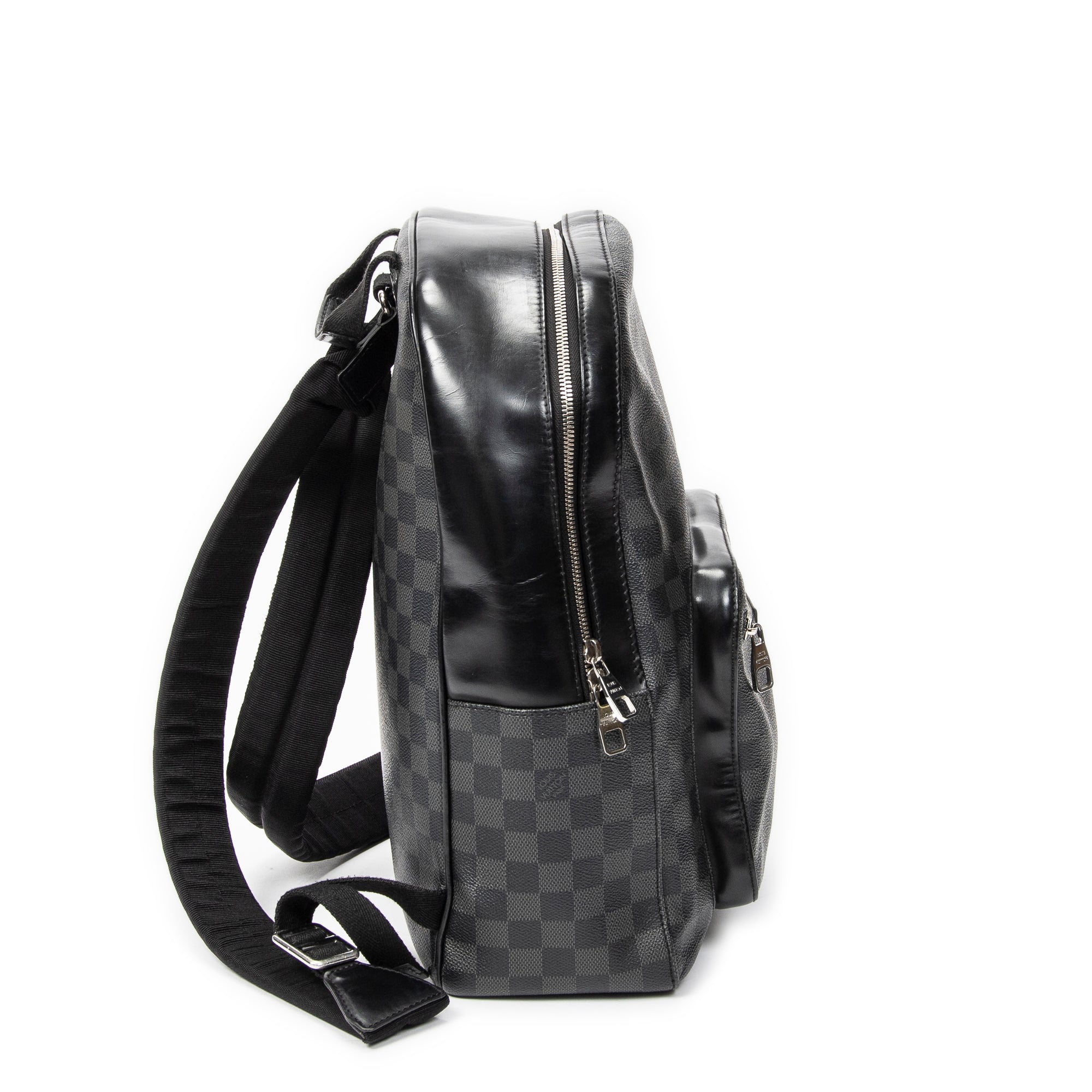Mochila Josh Mochila Damier Graphite negra