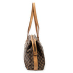 Bolso de Hombro Columbine Centenaire GM Lona Damier Ebene Marrón