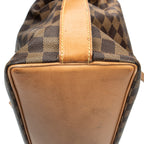 Bolso de Hombro Columbine Centenaire GM Lona Damier Ebene Marrón