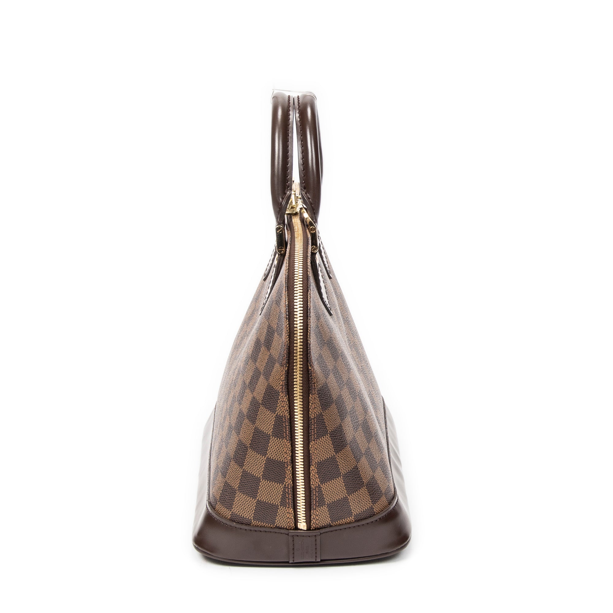 Handbag Alma PM Brown Damier Ebene