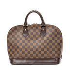 Handbag Alma PM Brown Damier Ebene