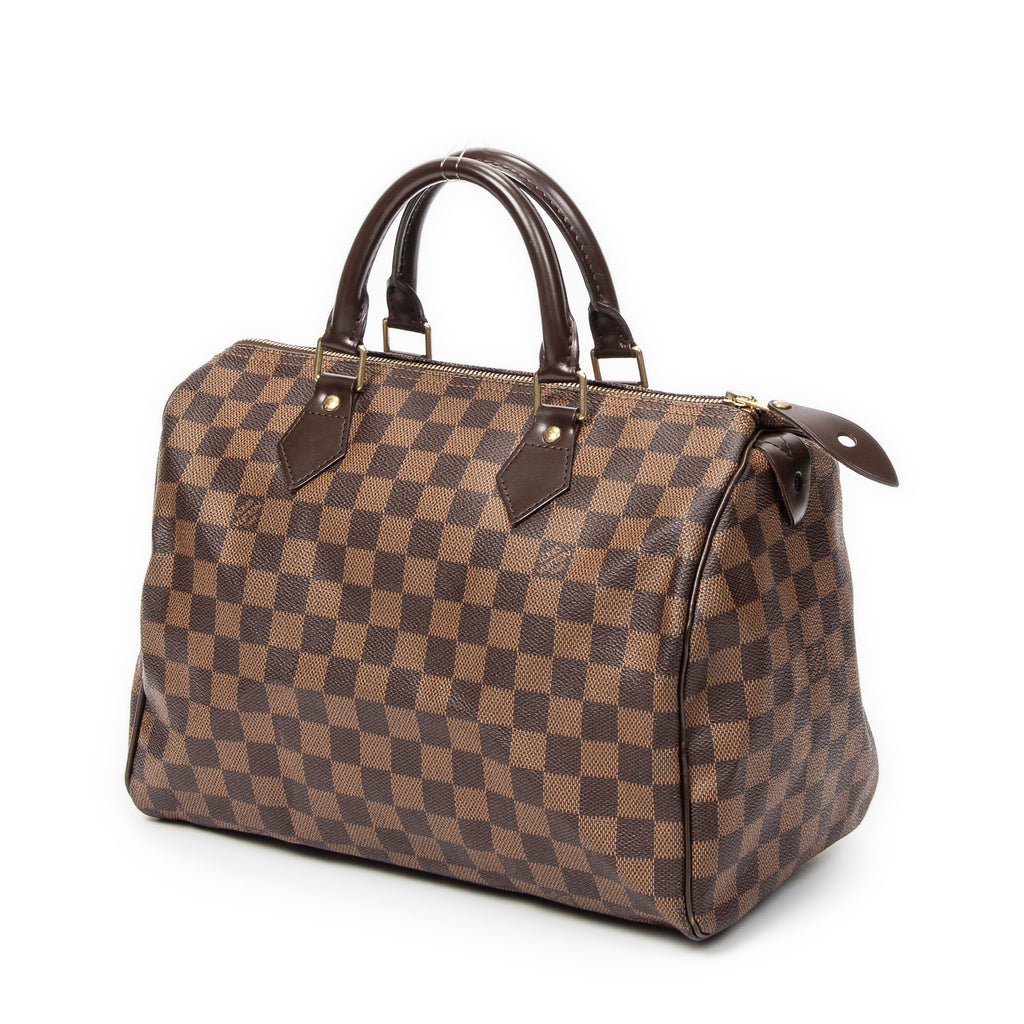 Bolso Speedy 30 Damier Ébène Marrón