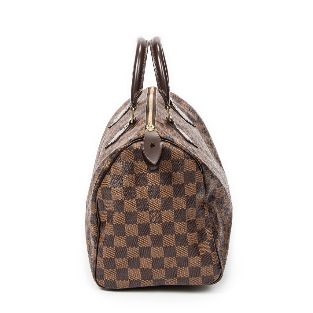 Bolso Speedy 30 Damier Ébène Marrón