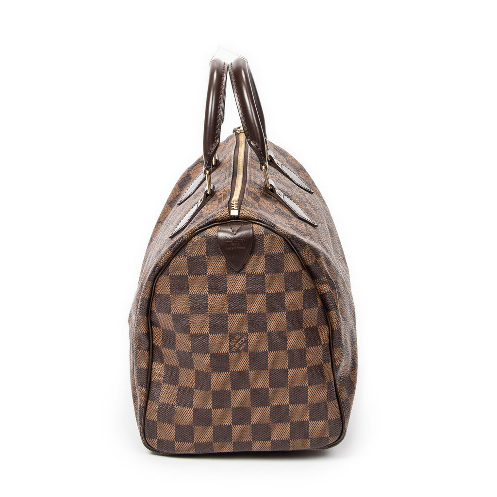 Bolso Speedy 30 Damier Ébène Marrón