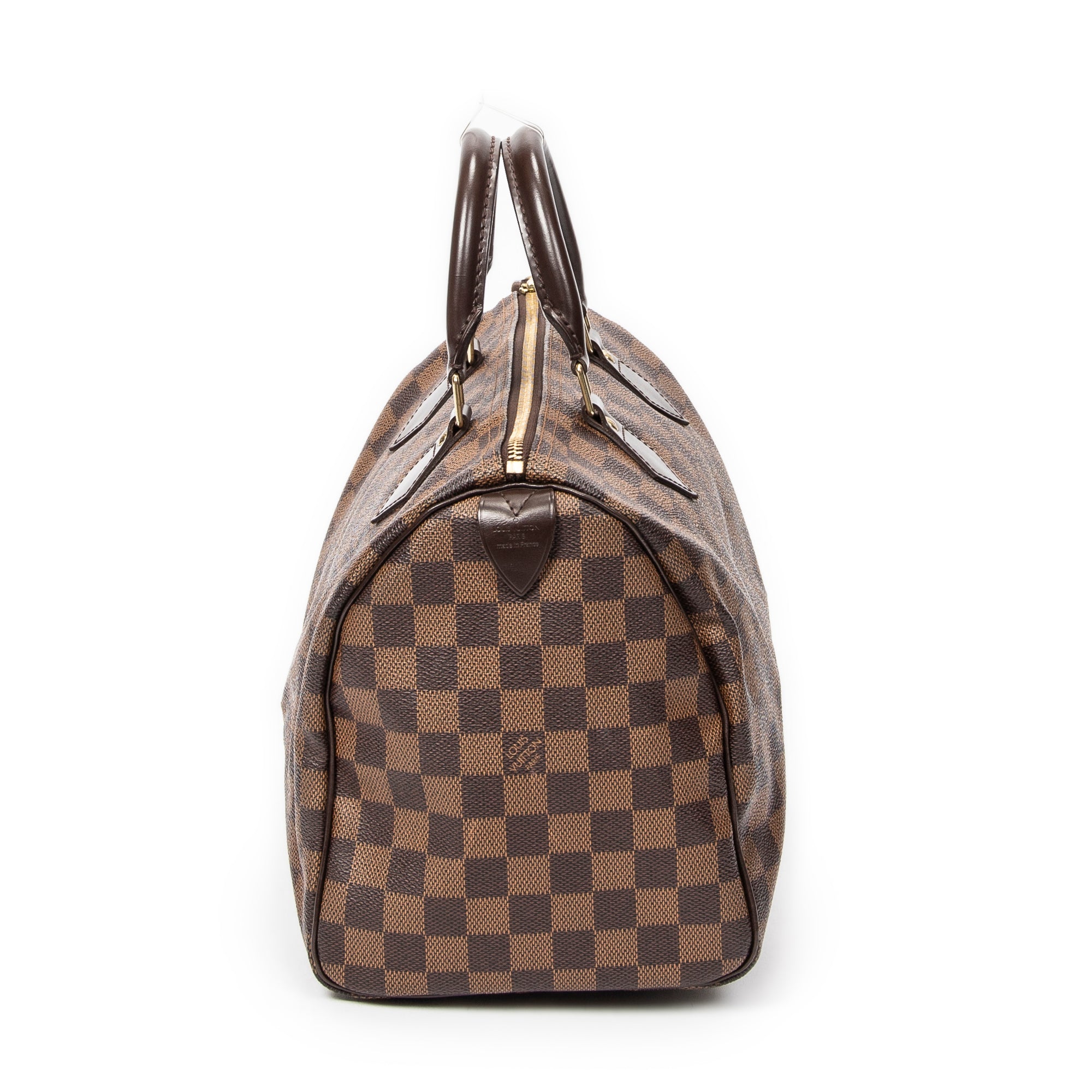 Bolso Speedy 30 Damier Ébène Marrón