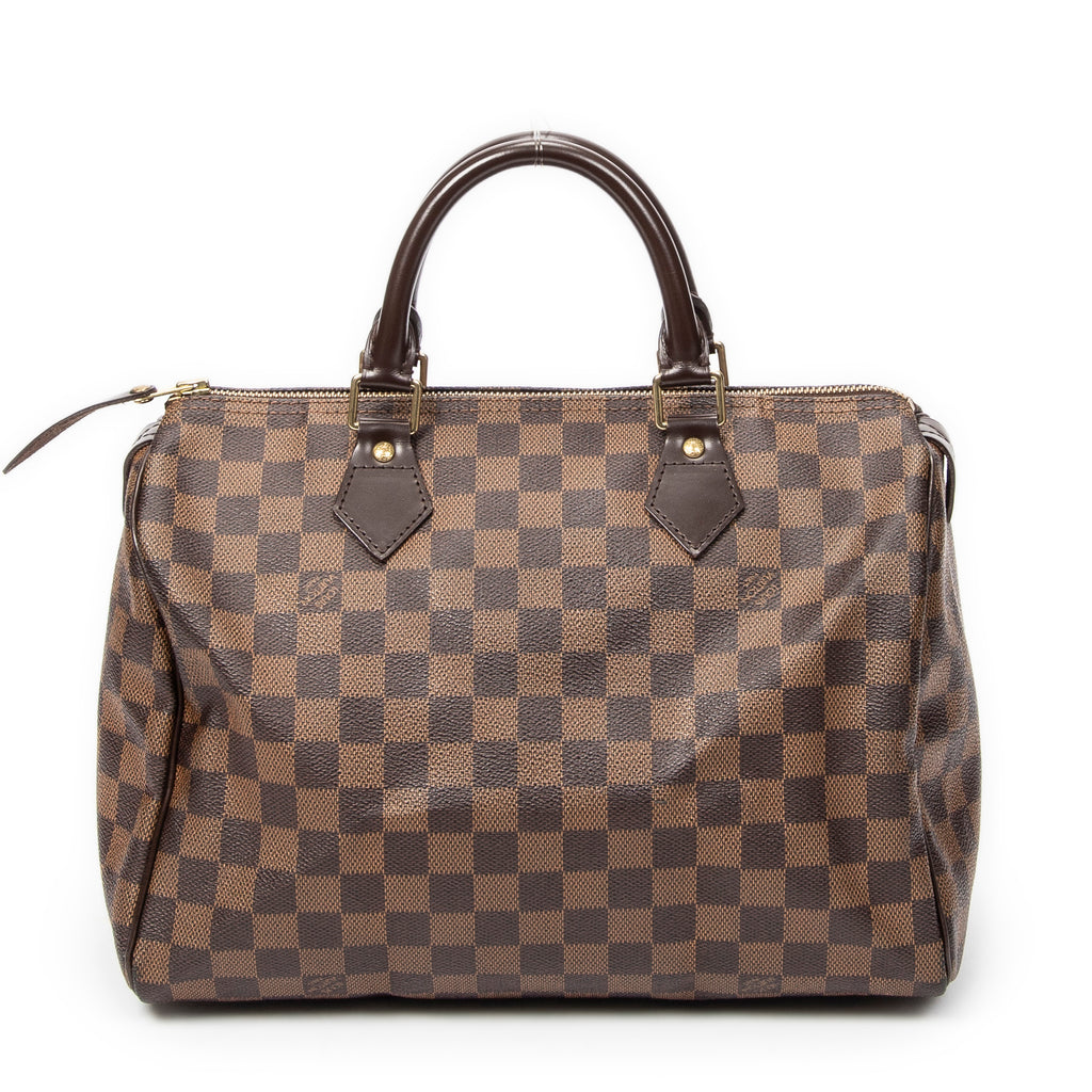 Bolso Speedy 30 Damier Ébène Marrón