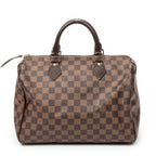 Bolso Speedy 30 Damier Ébène Marrón