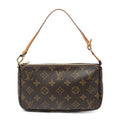 Pouch Pochette Accessoires Brown Monogram Canvas