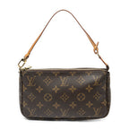 Pouch Pochette Accessoires Brown Monogram Canvas