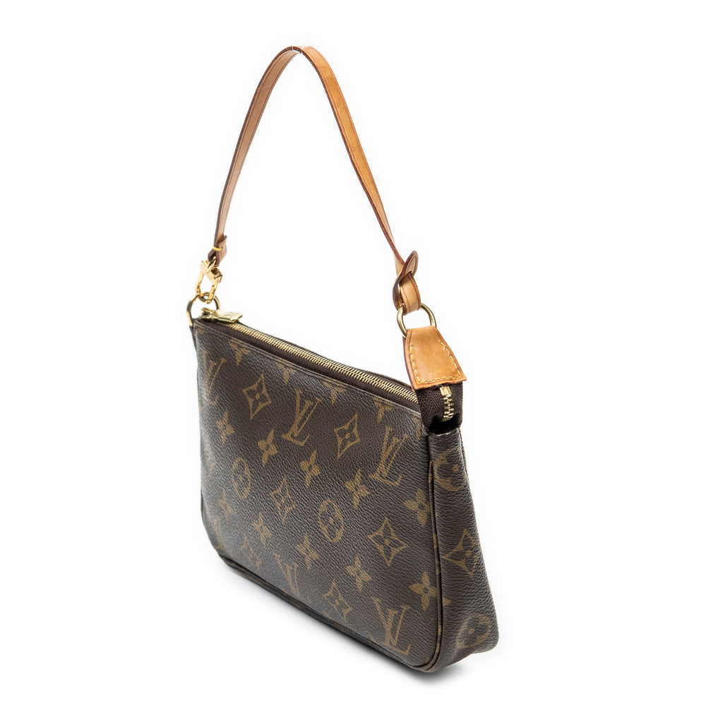 Pouch Pochette Accessoires Brown Monogram Canvas