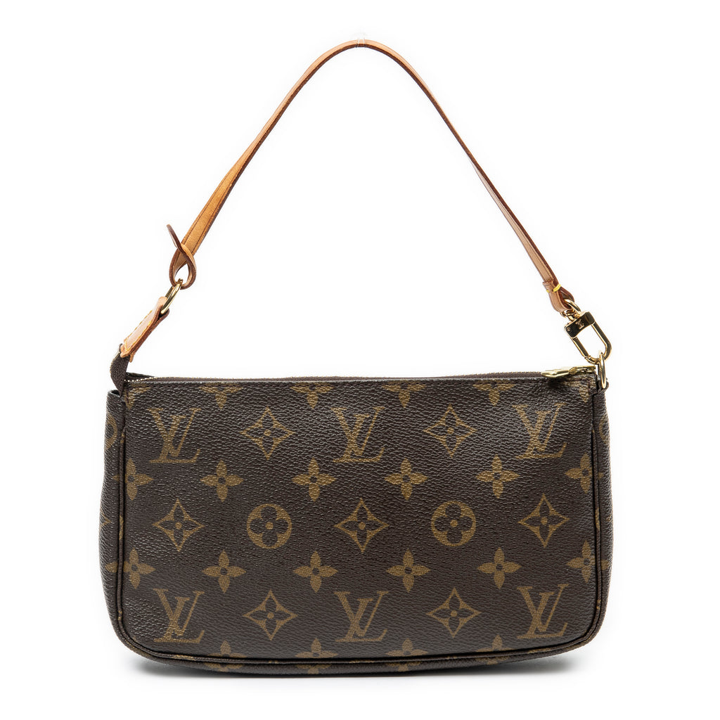 Pouch Pochette Accessoires Brown Monogram Canvas