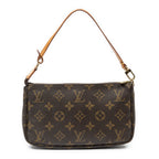 Pouch Pochette Accessoires Brown Monogram Canvas