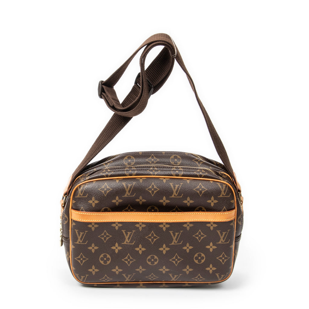 Shoulder Bag Reporter PM Brown Monogram Canvas