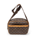 Shoulder Bag Reporter PM Brown Monogram Canvas
