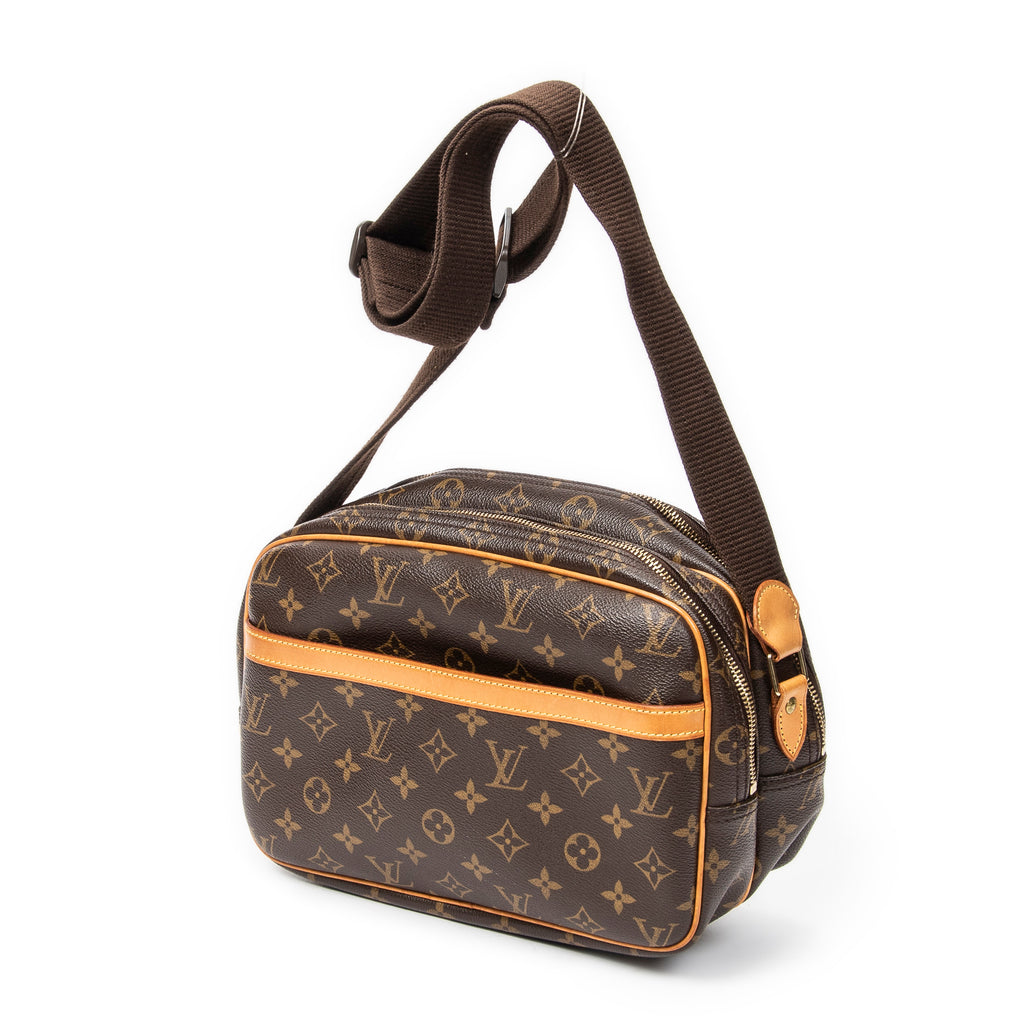 Shoulder Bag Reporter PM Brown Monogram Canvas