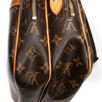 Shoulder Bag Reporter PM Brown Monogram Canvas