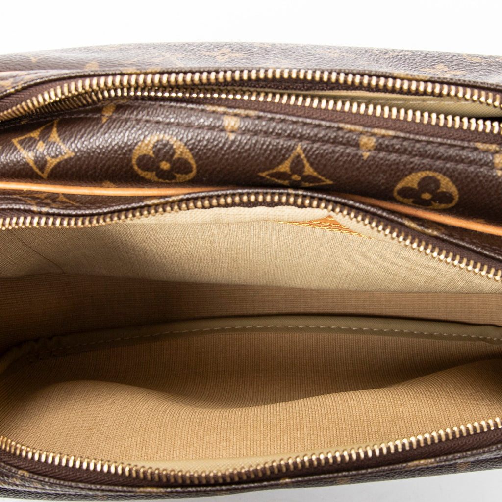 Shoulder Bag Reporter PM Brown Monogram Canvas