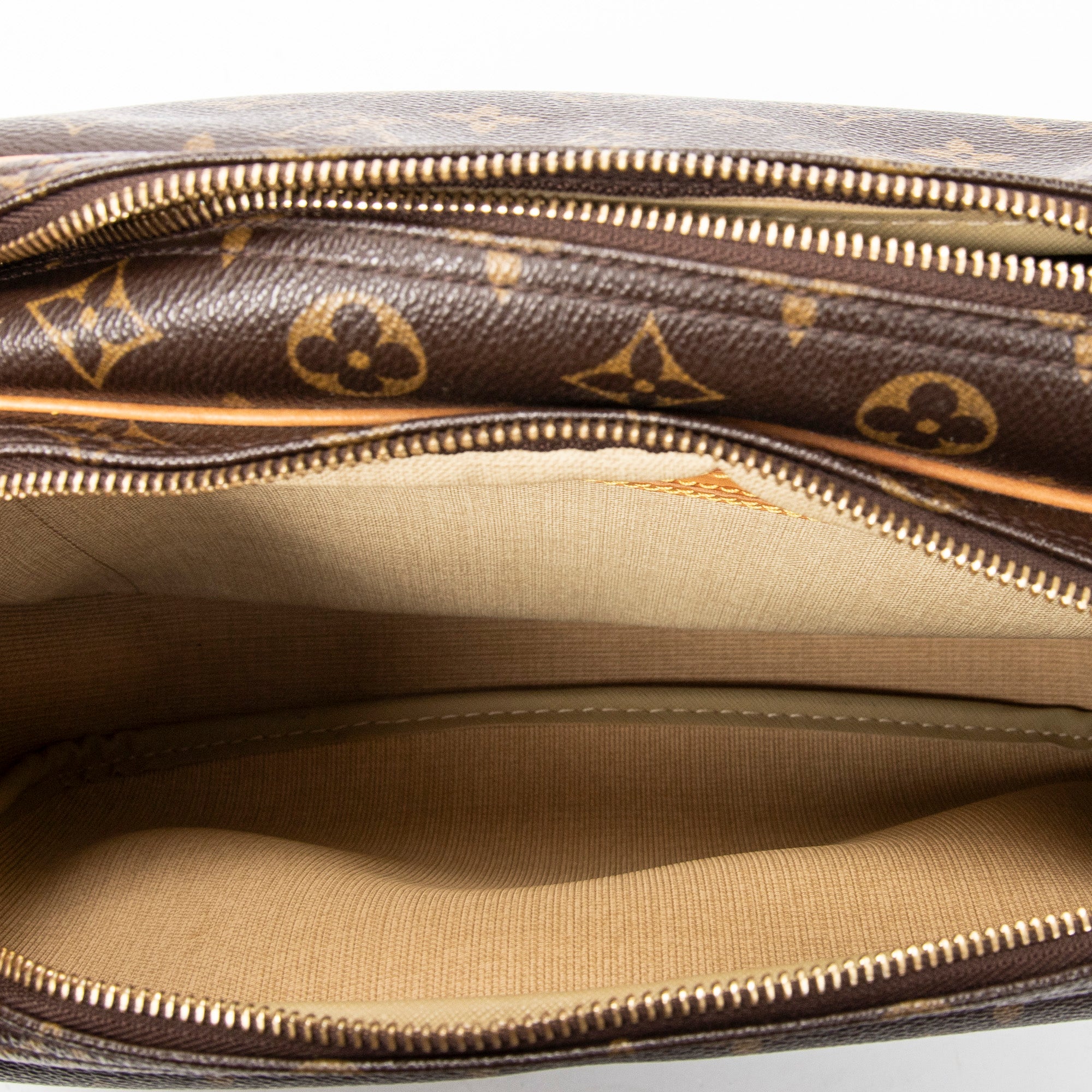 Shoulder Bag Reporter PM Brown Monogram Canvas