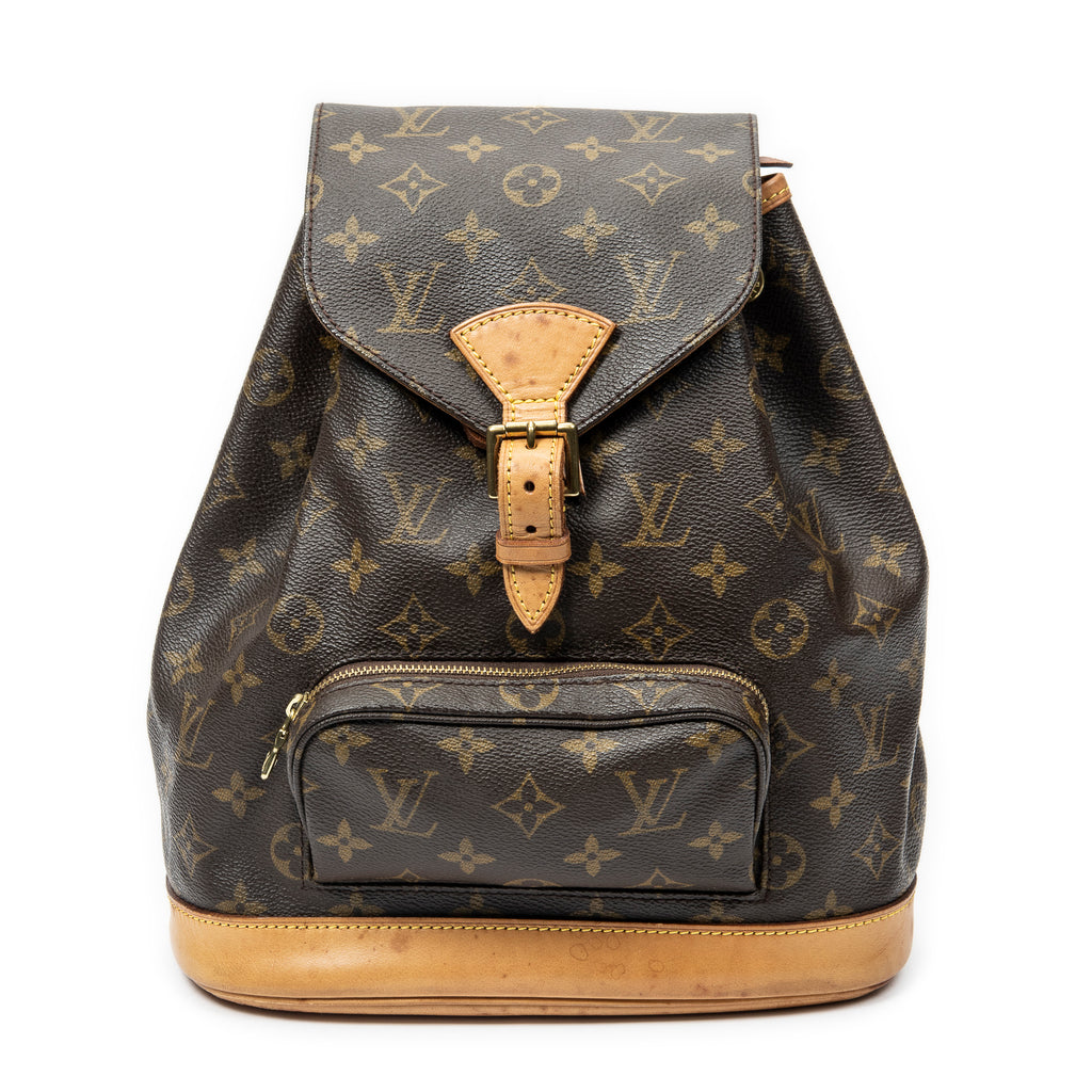 Backpack Montsouris MM Brown Monogram Canvas