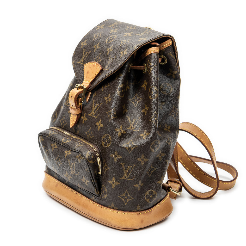 Backpack Montsouris MM Brown Monogram Canvas