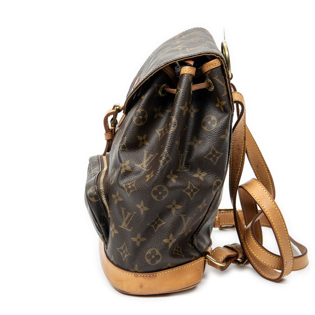 Backpack Montsouris MM Brown Monogram Canvas