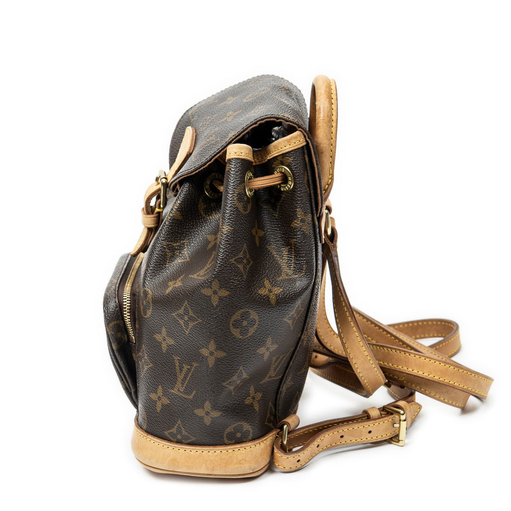 Mochila Montsouris PM Lona Monogram Marrón