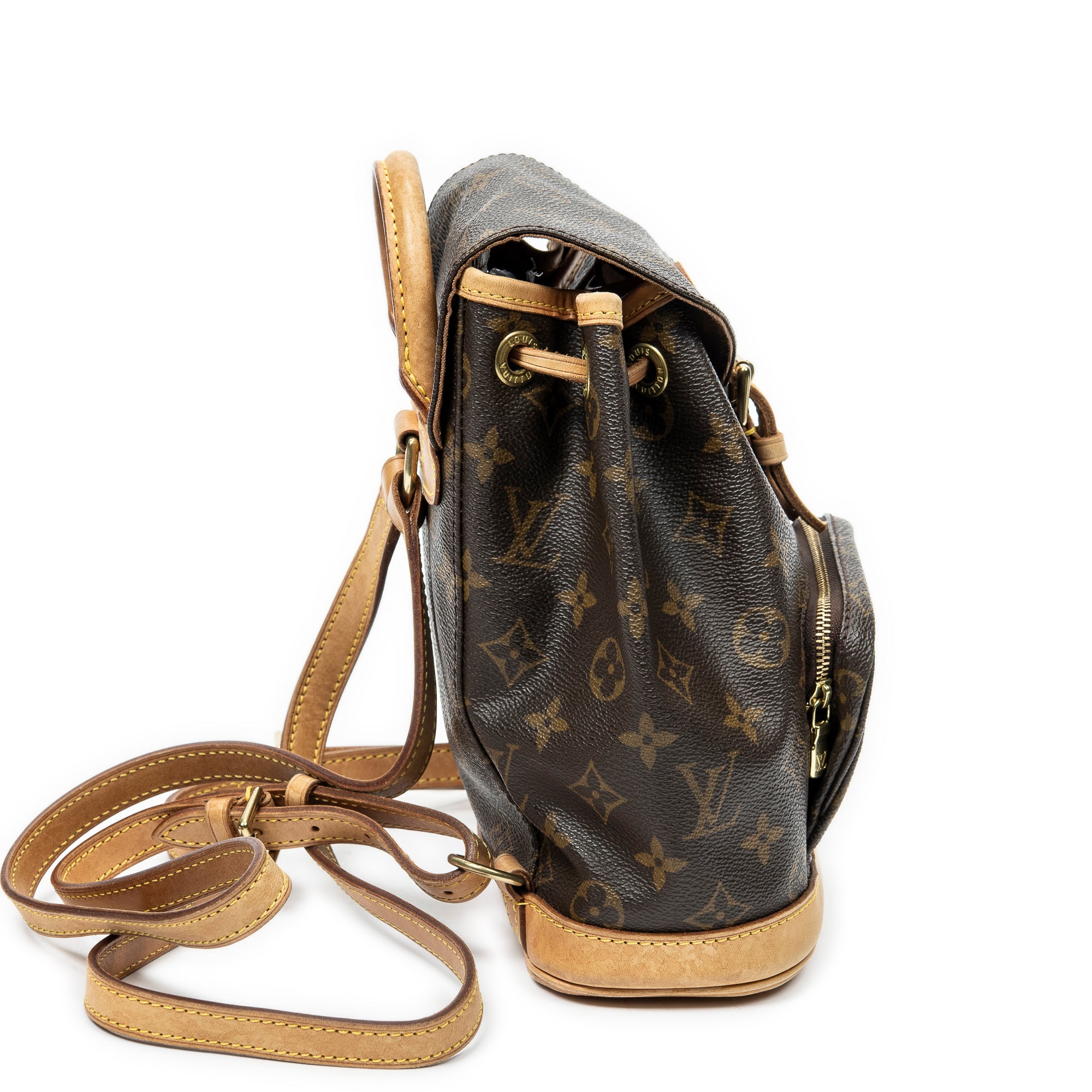 Mochila Montsouris PM Lona Monogram Marrón