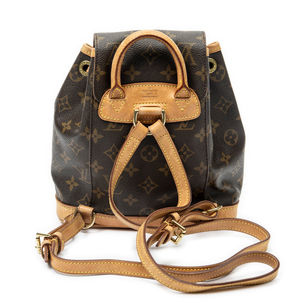 Mochila Montsouris PM Lona Monogram Marrón