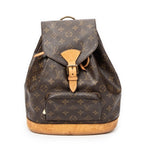 Backpack Montsouris MM Brown Monogram Canvas