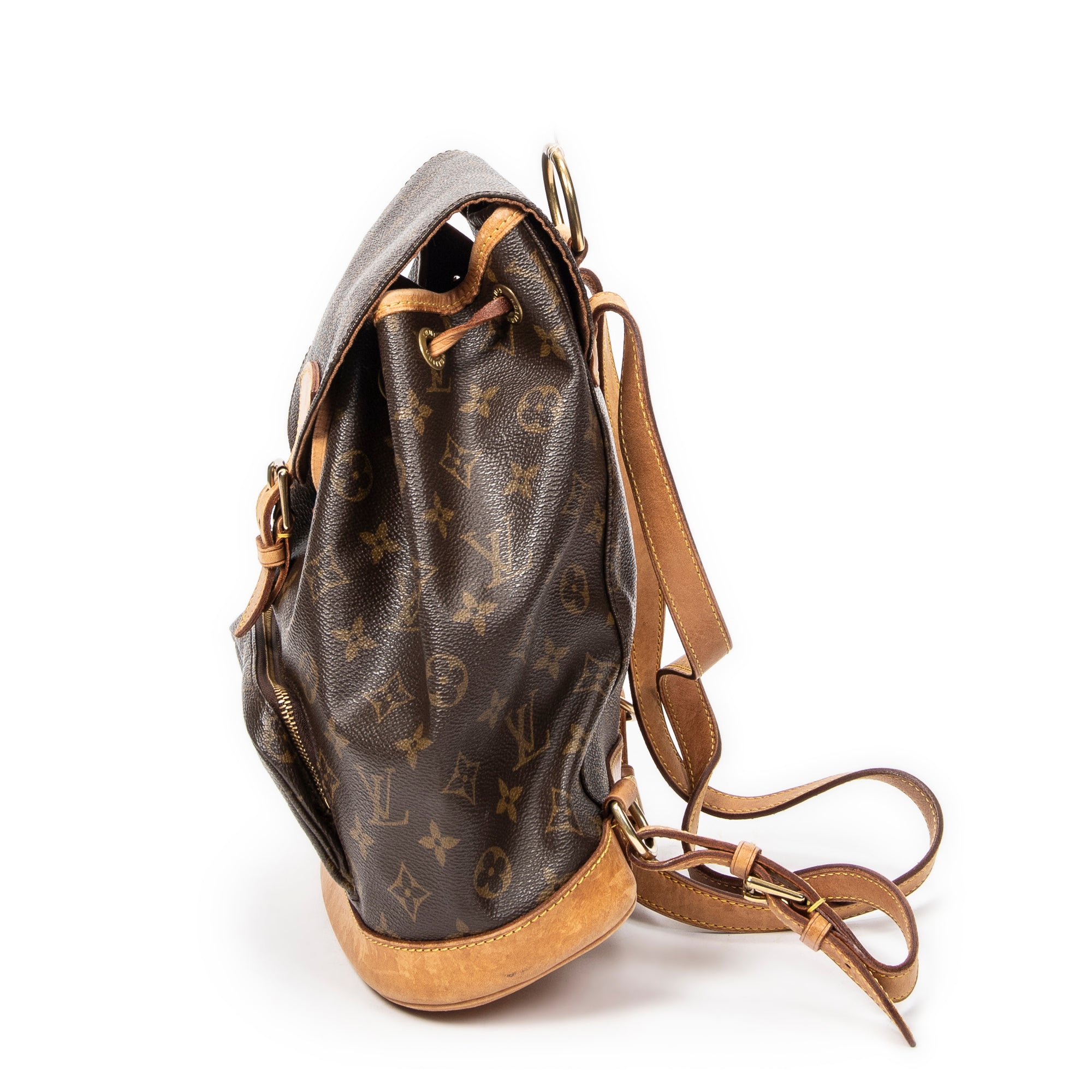 Backpack Montsouris MM Brown Monogram Canvas