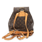 Backpack Montsouris MM Brown Monogram Canvas