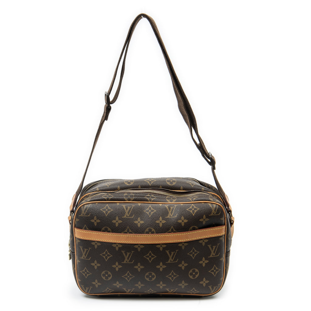 Shoulder Bag Reporter PM Brown Monogram Canvas