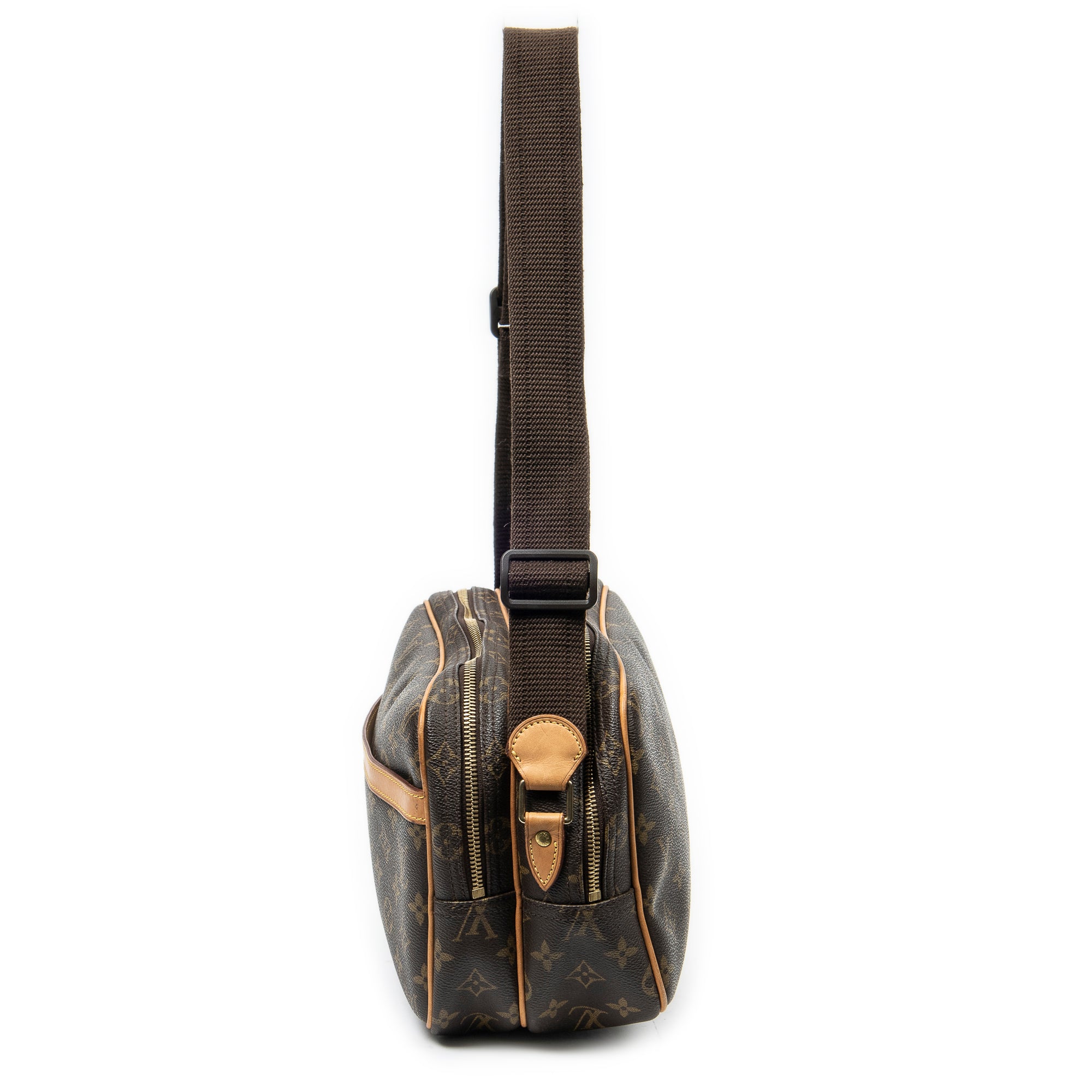 Shoulder Bag Reporter PM Brown Monogram Canvas