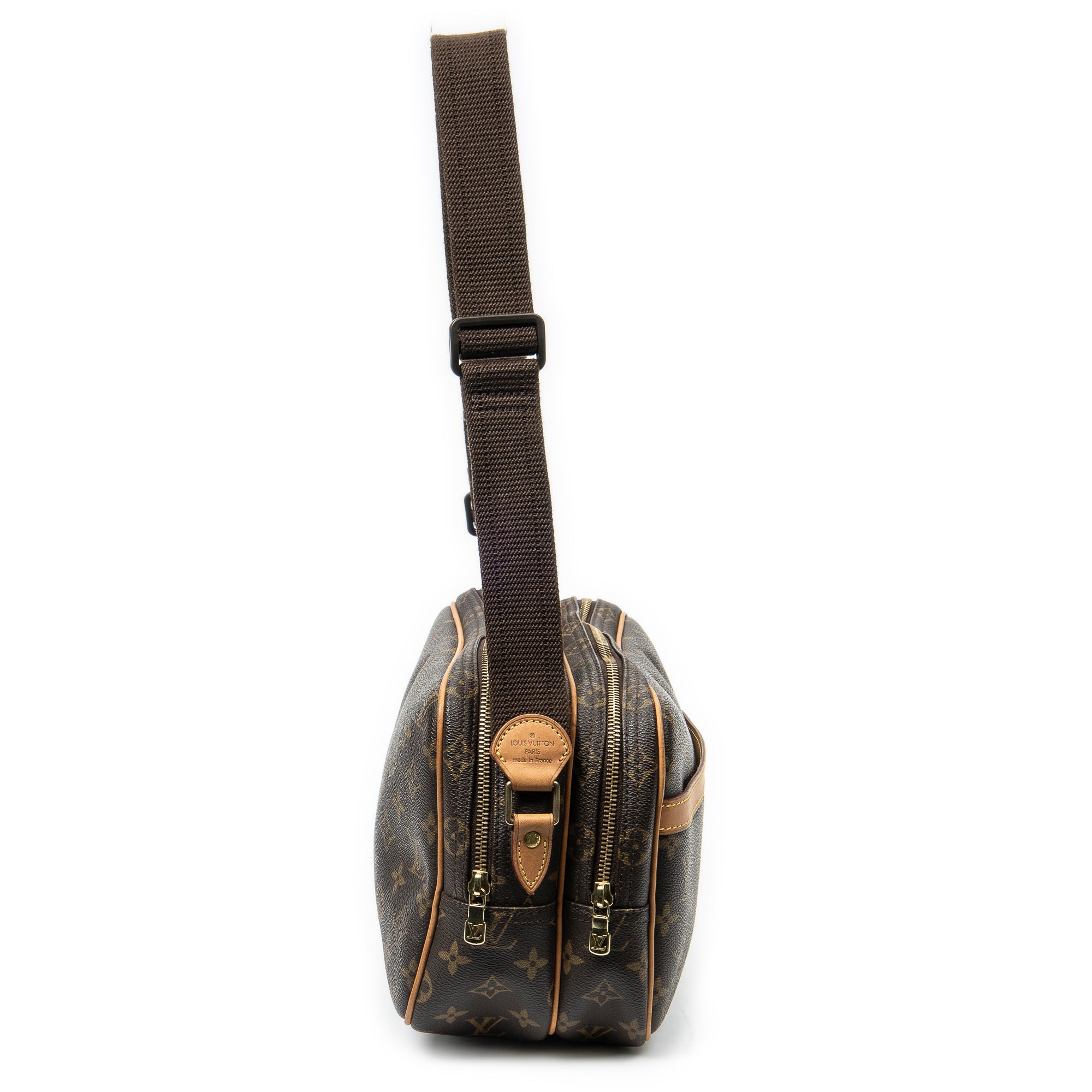 Shoulder Bag Reporter PM Brown Monogram Canvas