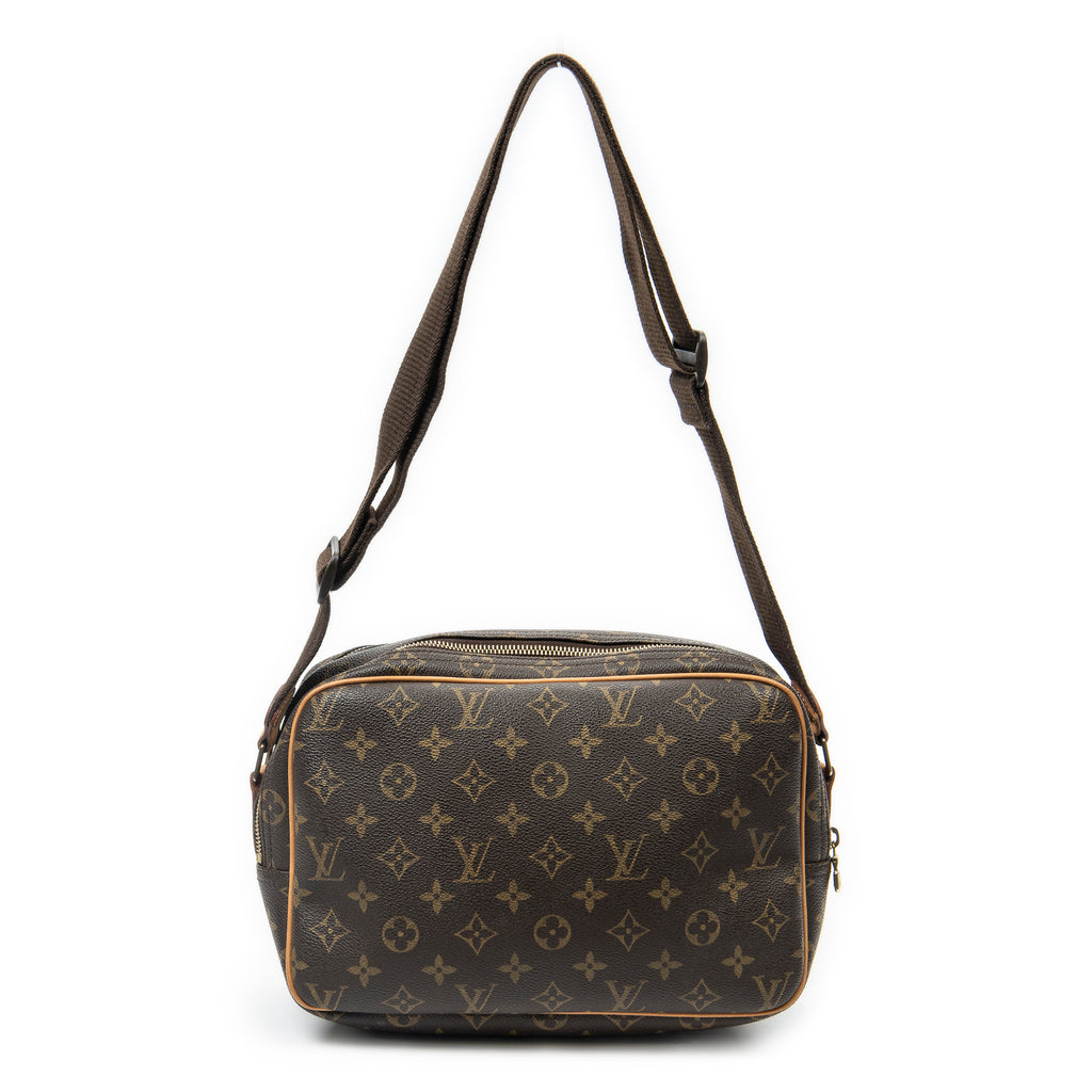 Shoulder Bag Reporter PM Brown Monogram Canvas