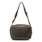Shoulder Bag Reporter PM Brown Monogram Canvas