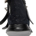 Handbag Micro Mini Bucket Black Monogram Satin