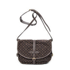Bandolera Saumur MM Monogram Idylle Marrón Oscuro