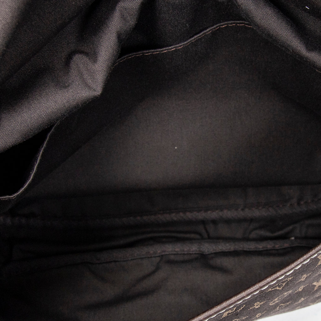 Bandolera Saumur MM Monogram Idylle Marrón Oscuro