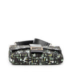 Shoulder Bag Camouflage Crossbody Baguette Belt Bag Green Camouflage Zucca Canvas