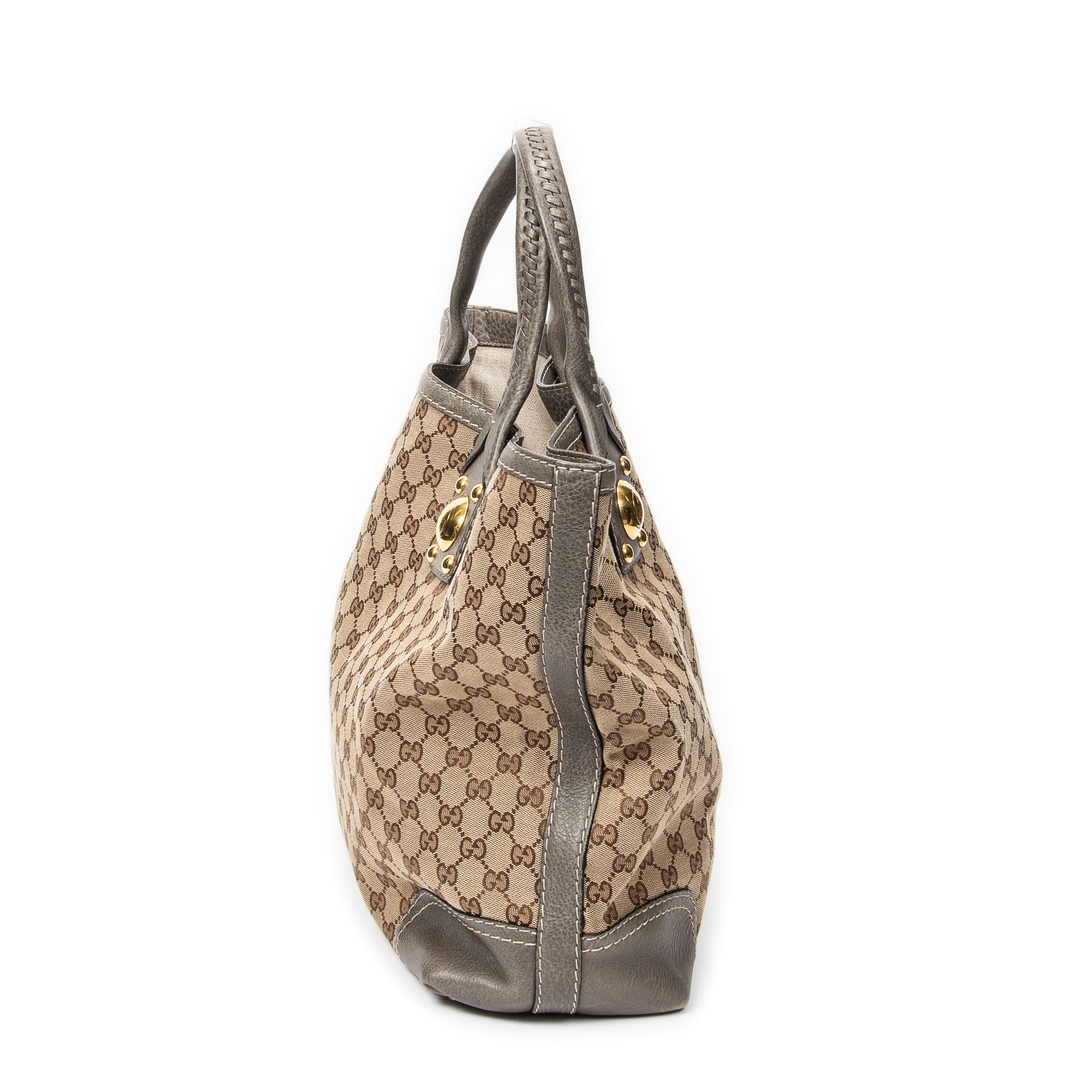 Bolso de Hombro Mediano Sunset Tote Lona Monogram Beige