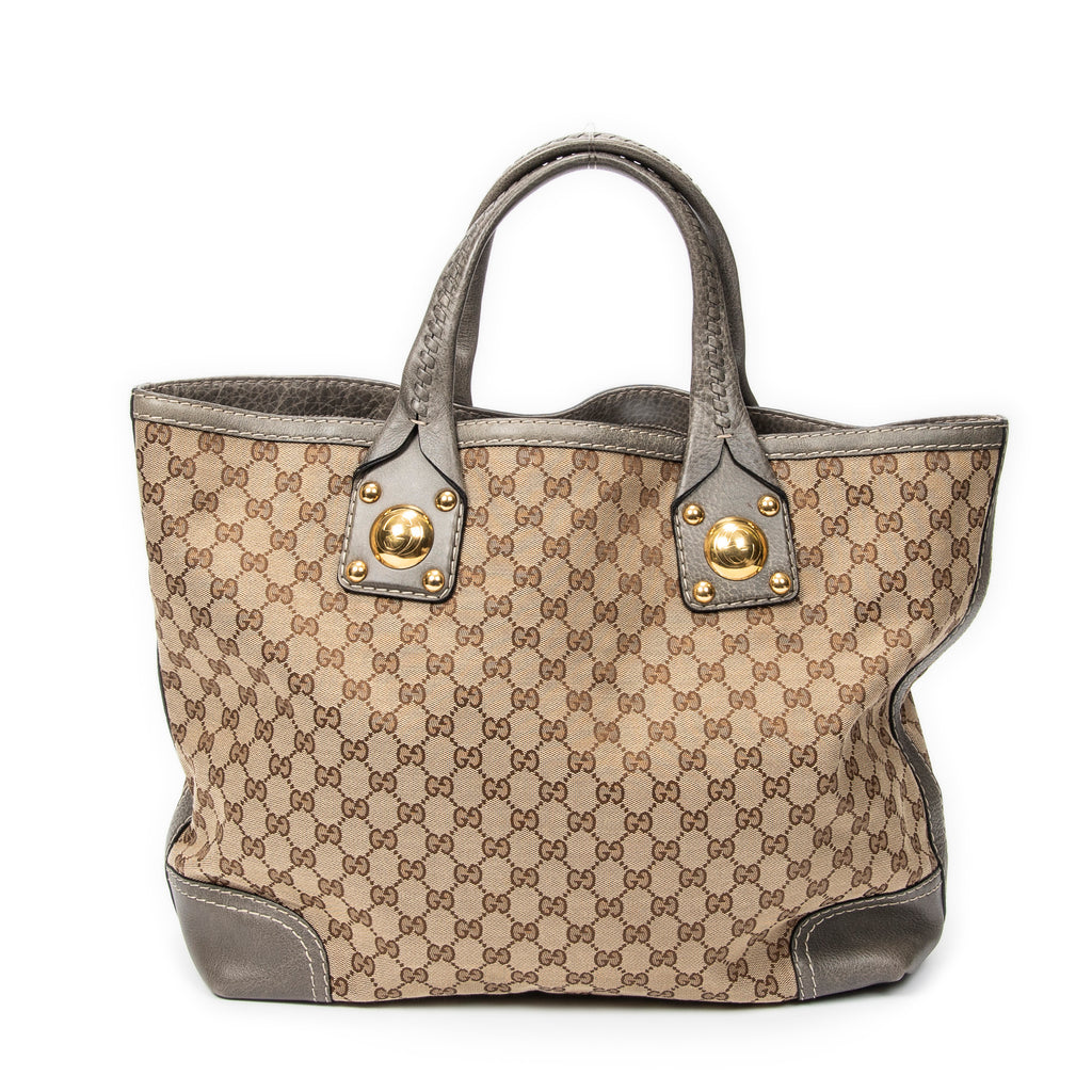 Bolso de Hombro Mediano Sunset Tote Lona Monogram Beige