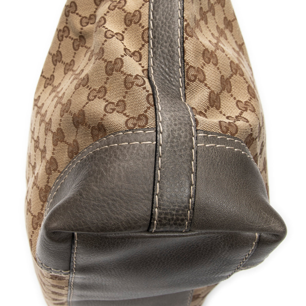 Bolso de Hombro Mediano Sunset Tote Lona Monogram Beige