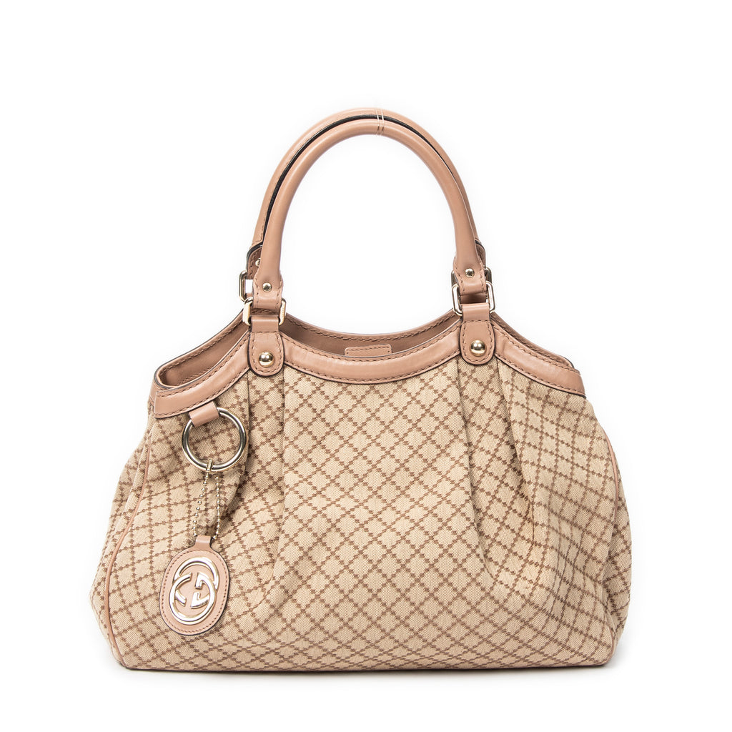 Gucci - Petit sac cabas Sukey - Beige