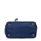 Bolso de Hombro Pequeño Canapa Tote Lona Canapa Azul
