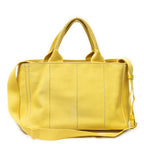 Shoulder Bag Large Canapa Tote Yellow Canapa Canvas